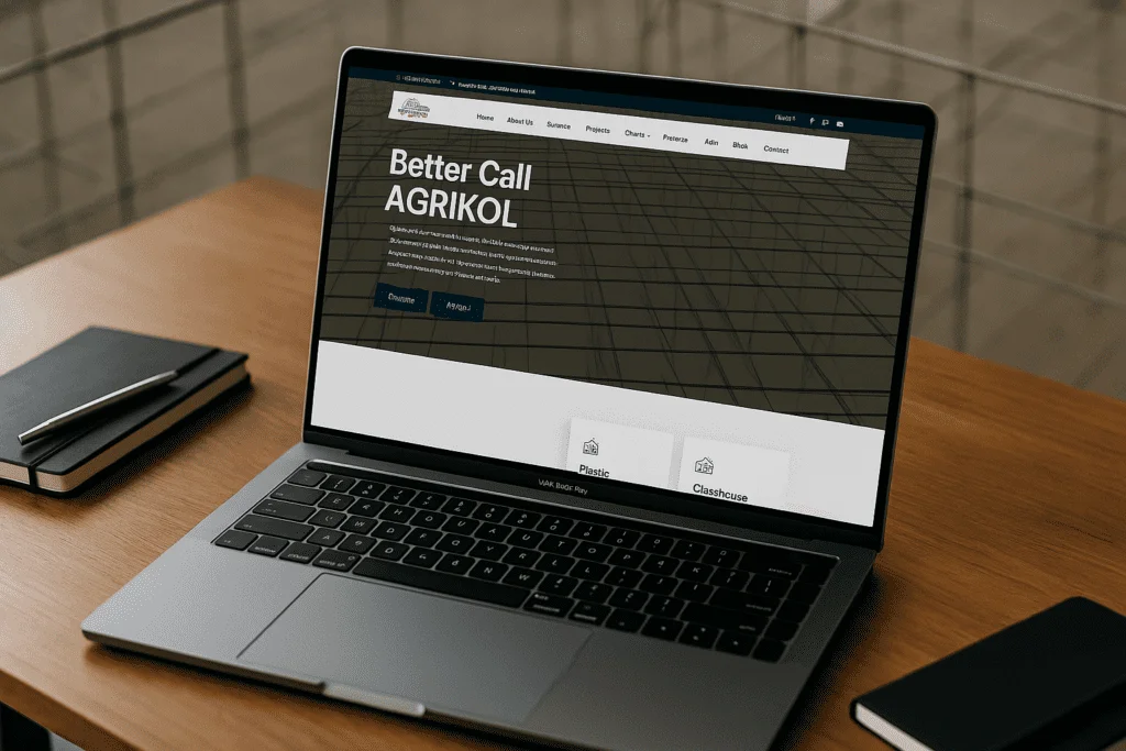 Agrikol Group — prikaz sajta