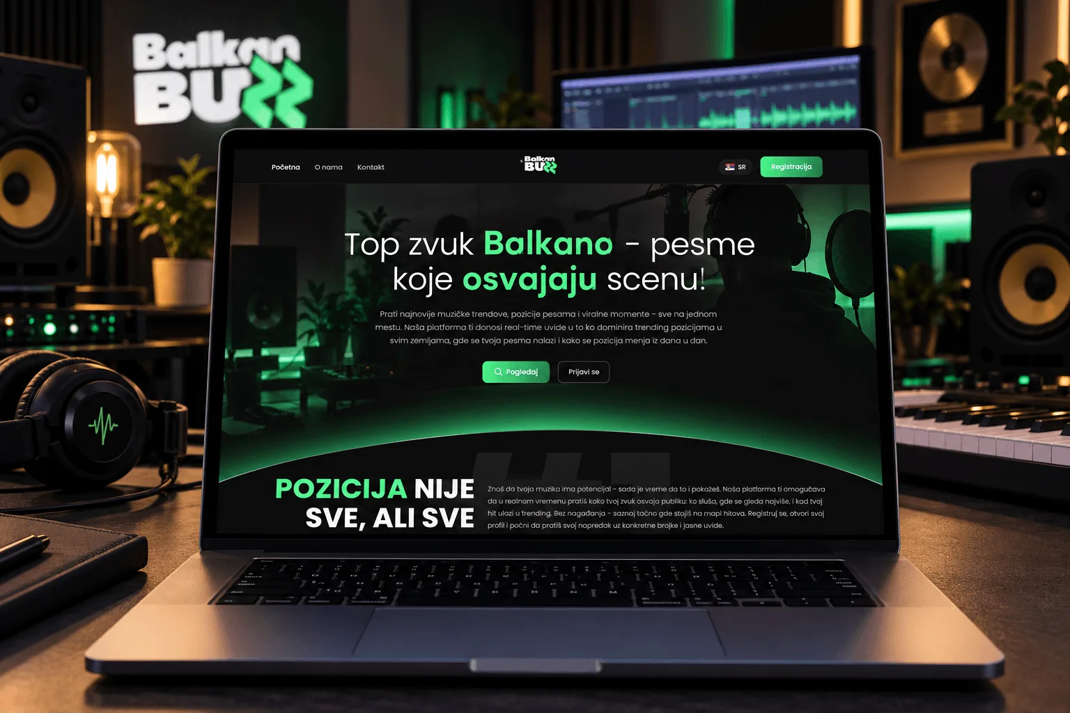 BalkanBuzz — website preview