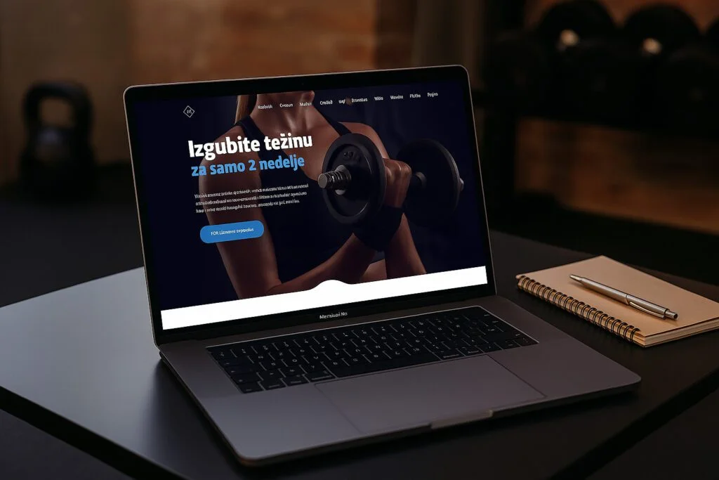 Depo Fitness — prikaz sajta