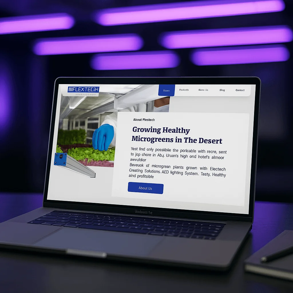 FlexTech — prikaz sajta