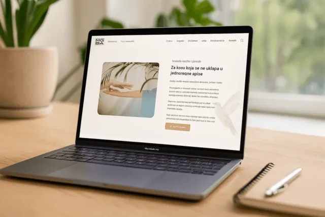MOBA Skin Care — prikaz sajta