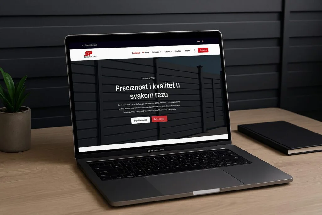Simonović Plast — website preview