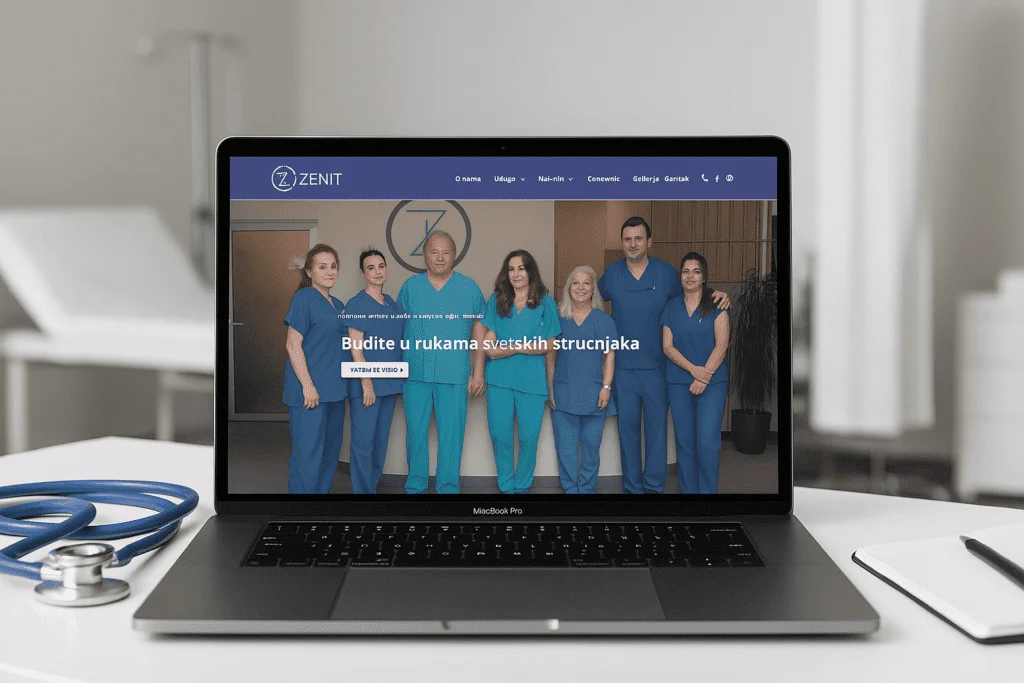 Zenit — website preview